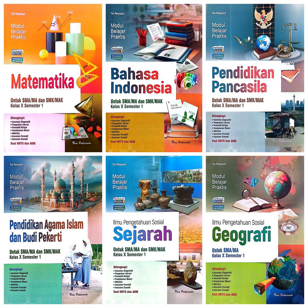 Jual BUKU LKS VIVA PAKARINDO SMA SMK KELAS 10 MATEMATIKA B.INDONESIA ...