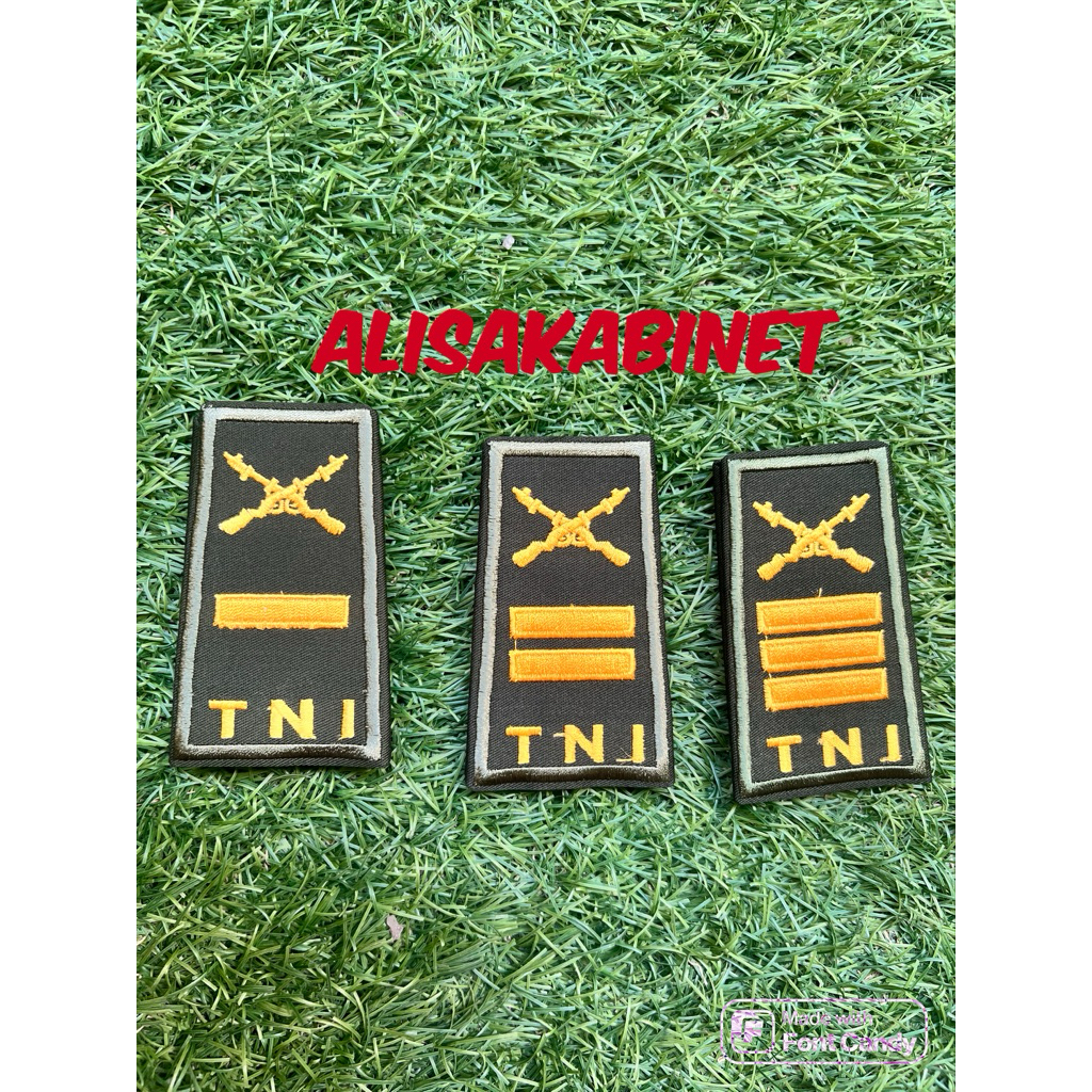Jual Pangkat PDH LETDA LETTU Kapten Infanteri TNI AD | Shopee Indonesia