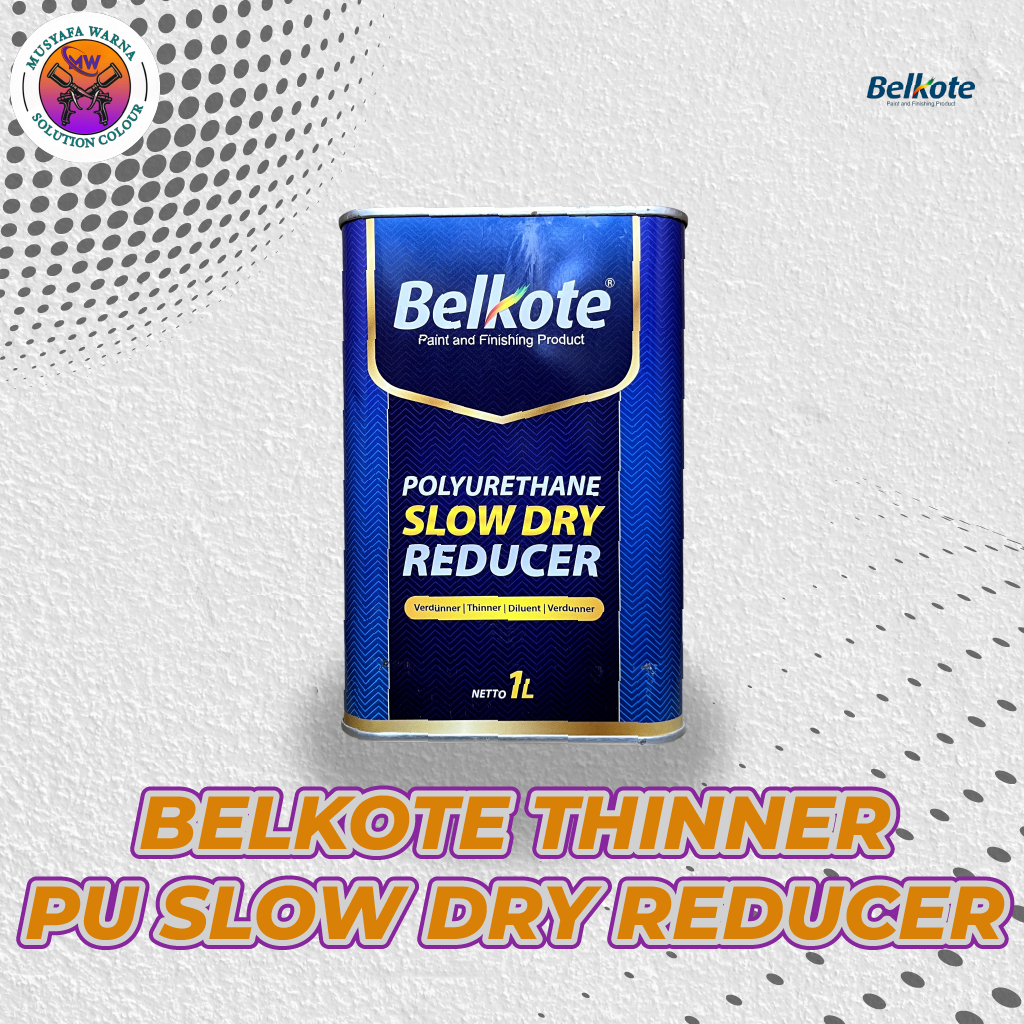Jual Thinner - Belkote PU Slow Dry Reducer, 1 Liter | Shopee Indonesia
