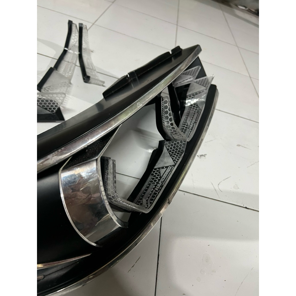 Jual SLIMFRAME INNOVA REBORN DOUBLE HEXA CAKAR SLIM FRAME ALIS AKRILIK ...