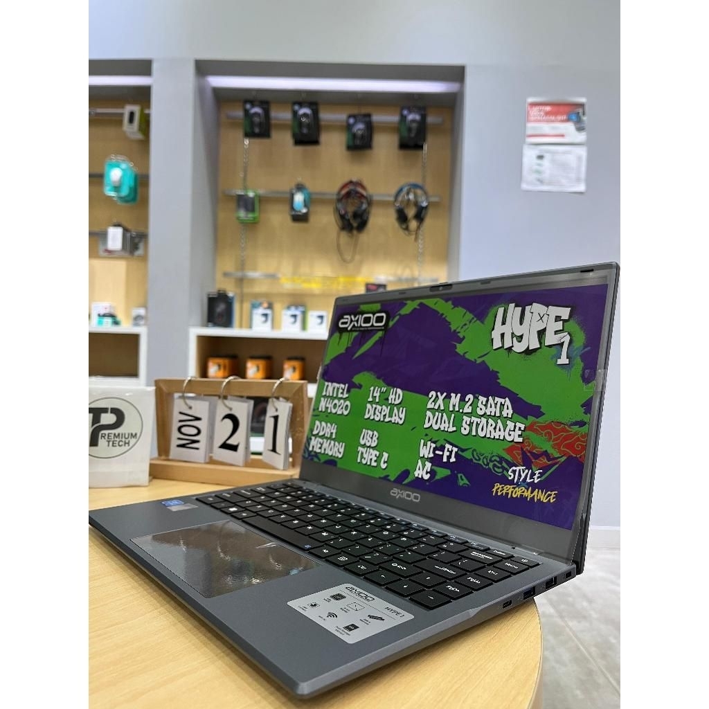 Jual Axioo Hype 1 N4020 8GB 384GB 14