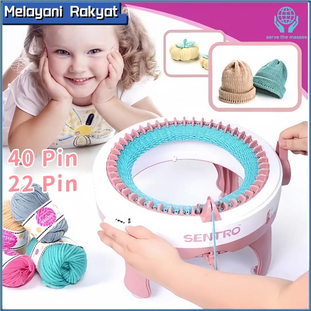 Jual Alat Merajut Rajut Otomatis /Cardigan Syal Topi / Weaving Machine ...