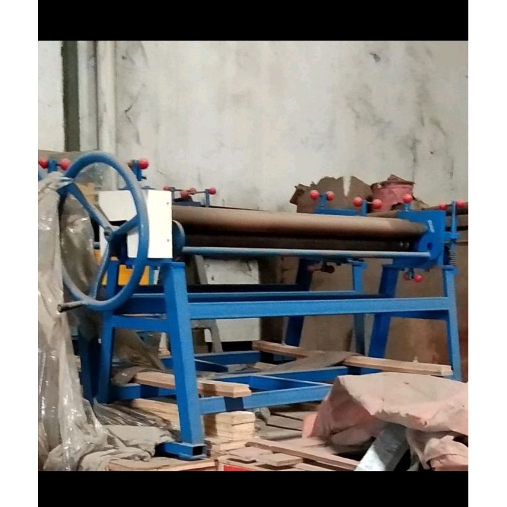 Jual mesin bending roll bulat manual hand 1,2mm 1300mm plat pelat besi ...