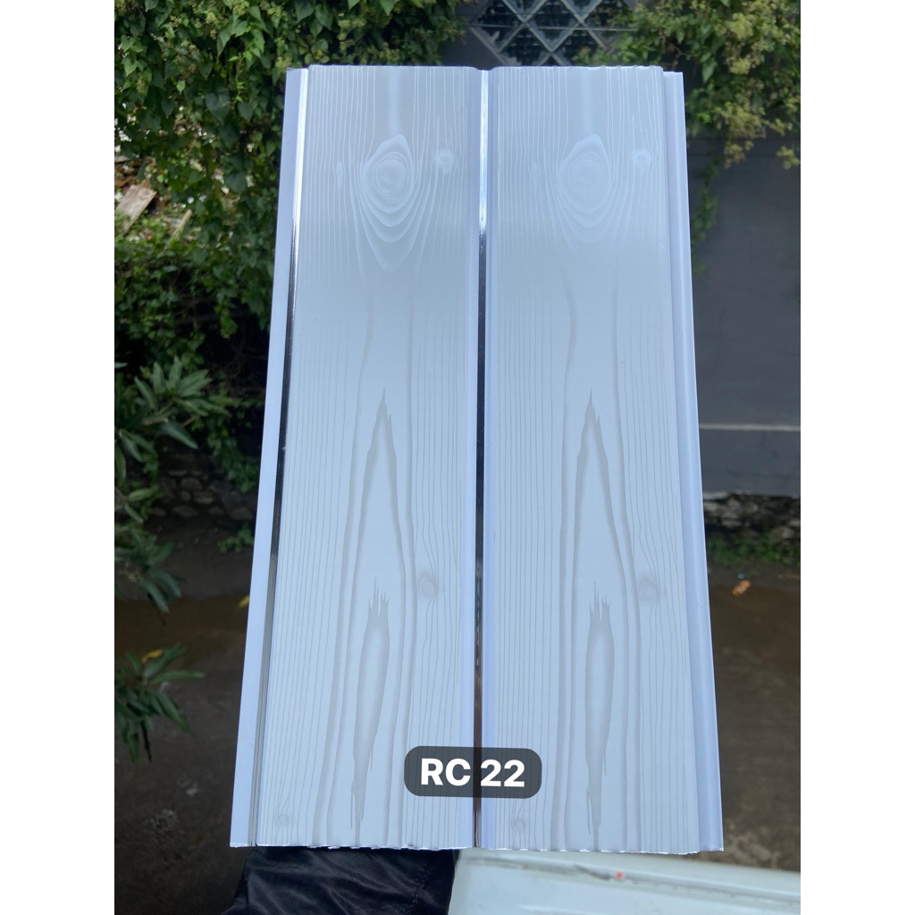 Jual HARGA PERDUS Plafon PVC Putih Nat Serat Kayu Glossy 7mm isi 15 ...