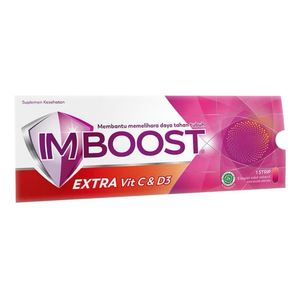 Jual Imboost Extra Vit C & D3 1 Strip (8'S) | Shopee Indonesia