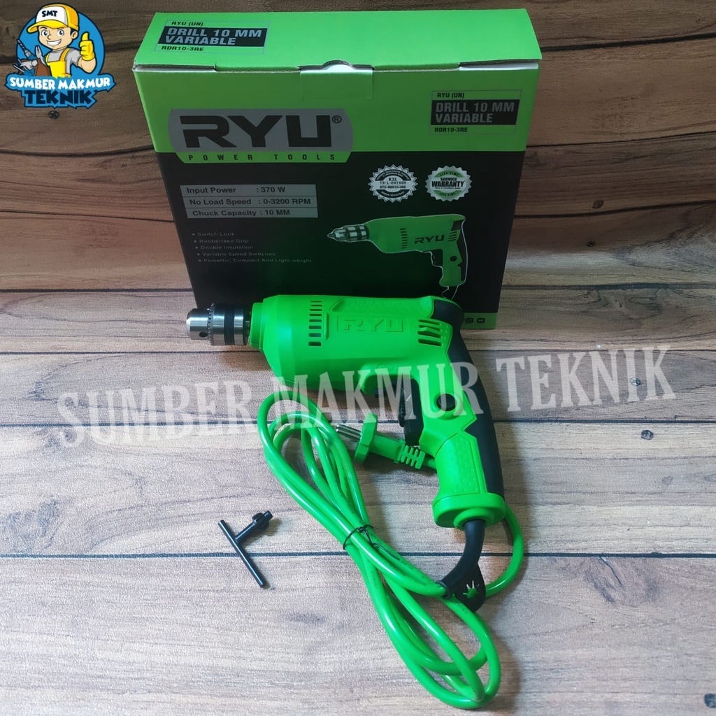 Jual MESIN BOR RYU RDR 10-3RE MIKAYO BOR BOLAK BALIK VARIABLE SPEED ...