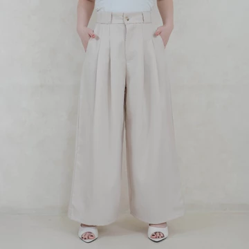 Beatrice Clothing Steam Pants Celana Wanita Celana Panjang Wanita Celana Kulot Highweist