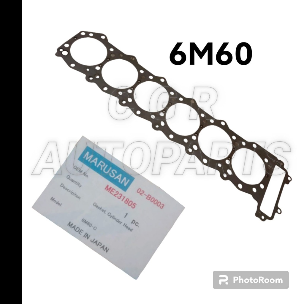 Jual 6M60/FN62/PACKING ONLY/GASKET ONLY/MITSUBISHI/FUSO/MARUSAN/JEPANG ...