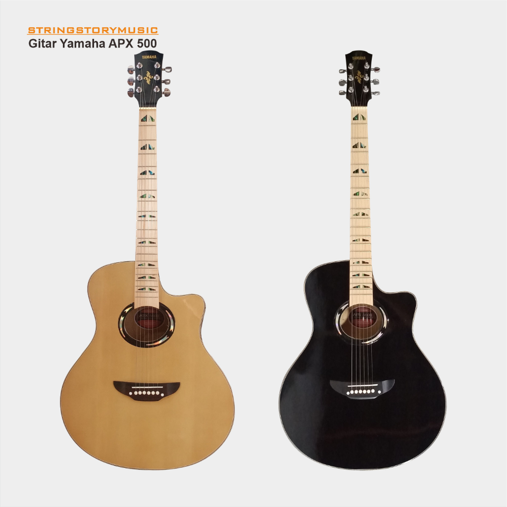 Jual Gitar Yamaha APX 500 Akustik Elektrik Gratis Packing Kayu 