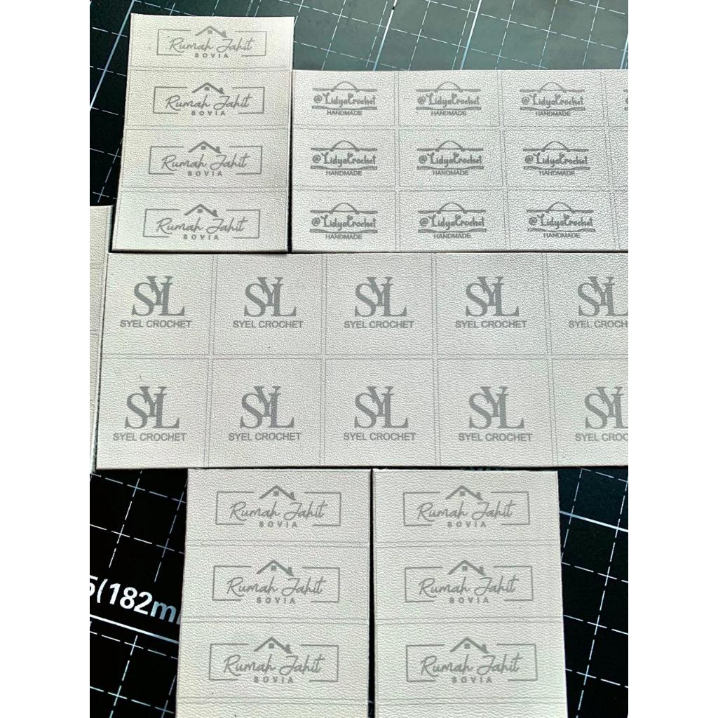 Jual Label kulit putih lembaran tinggal potong | Shopee Indonesia