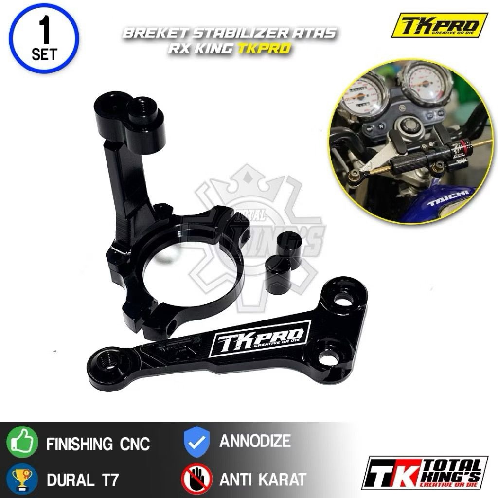 Jual BRAKET BREKET DUDUKAN STABILIZER ATAS RX KING BY TK PRO | Shopee ...