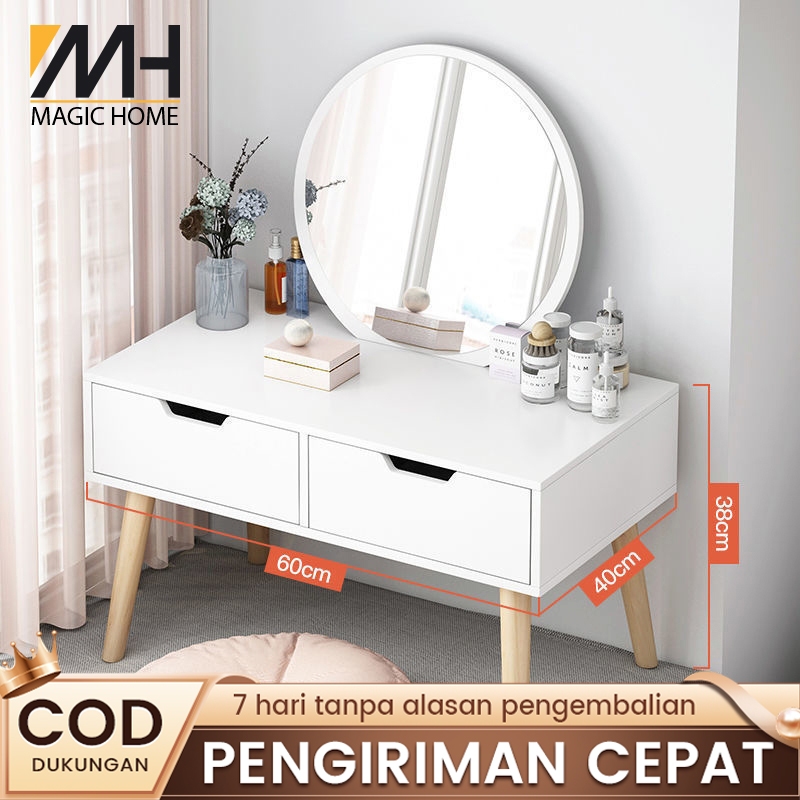 Jual MAGICHOME Meja Rias Mini / Meja Rias Aesthetic / Meja Rias Lampu ...