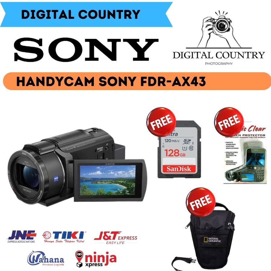 Jual SONY FDR-AX43 UHD 4K HANDYCAM / SONY FDR-AX43 UHD 4K | Shopee ...