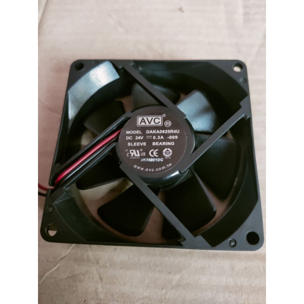 Jual original avc fan DC 24volt 0.3a/0.30A diameter 8cm | Shopee Indonesia