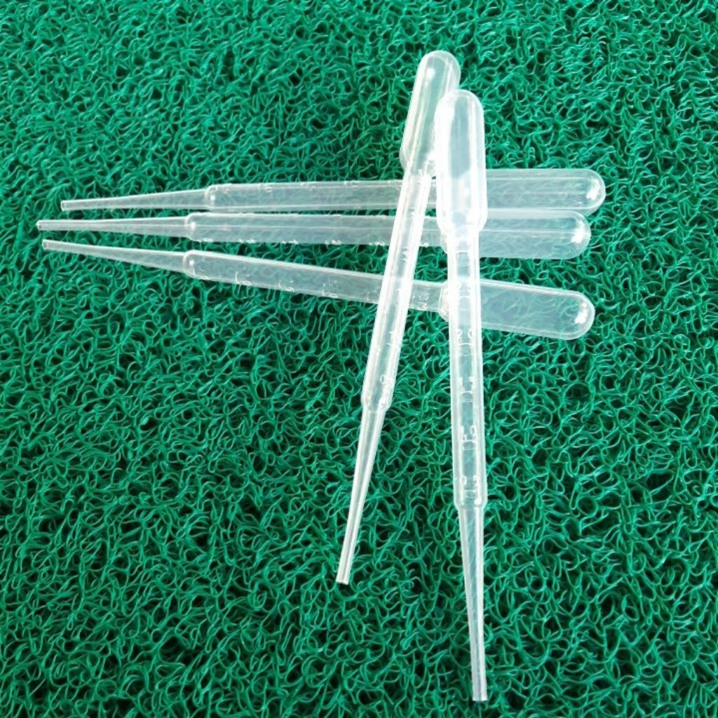 Produktbild von 60x Pipetten 0,3 Ml – Einweg, Transparent, Kalibriert, Aus Kunststoff, Für Labor, DIY, Öle, Make-up & Basteln