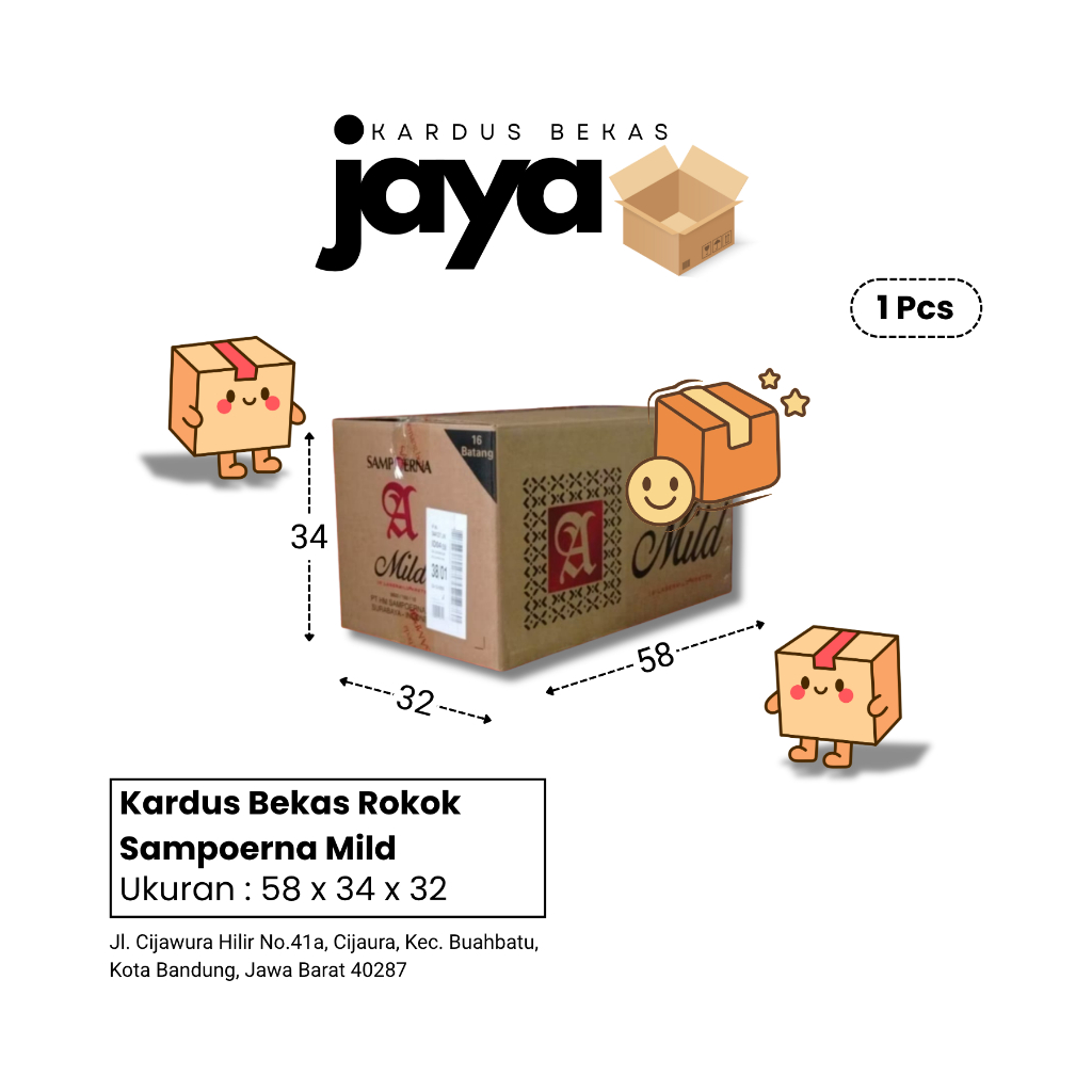 Jual Kardus Bekas Rokok Sampoerna Mild | Packing Usaha | Bersih & Layak ...
