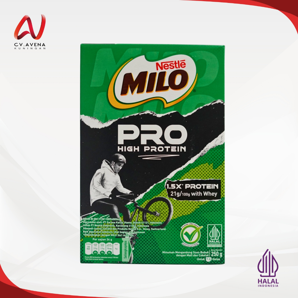 Jual MILO Pro High Protein 250g | Shopee Indonesia