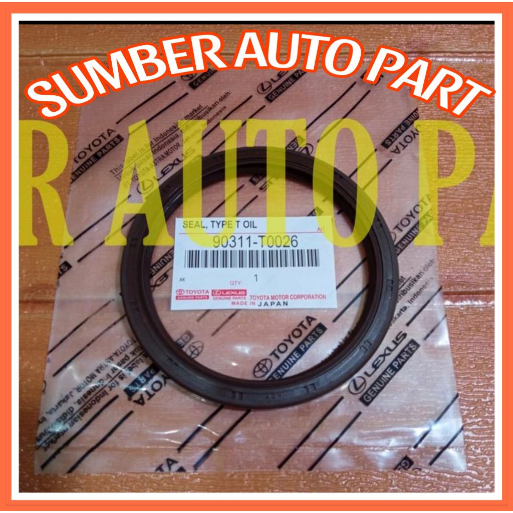 Jual (SAP) SEAL KER AS OIL SEAL CRANKSHAFT BELAKANG TOYOTA INNOVA ...