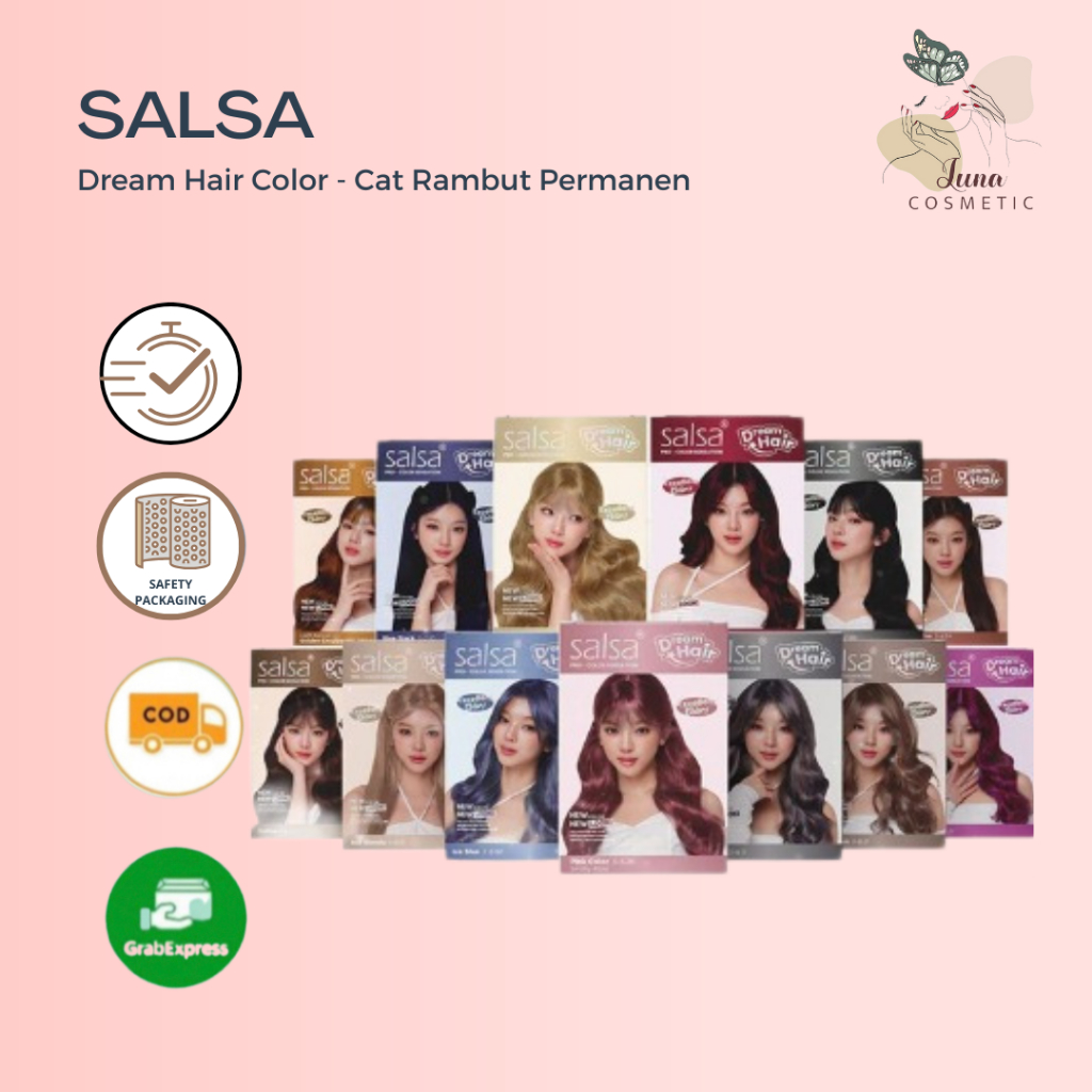 Jual SALSA Dream Hair Color - Cat Rambut Permanen Praktis Intens Tahan ...