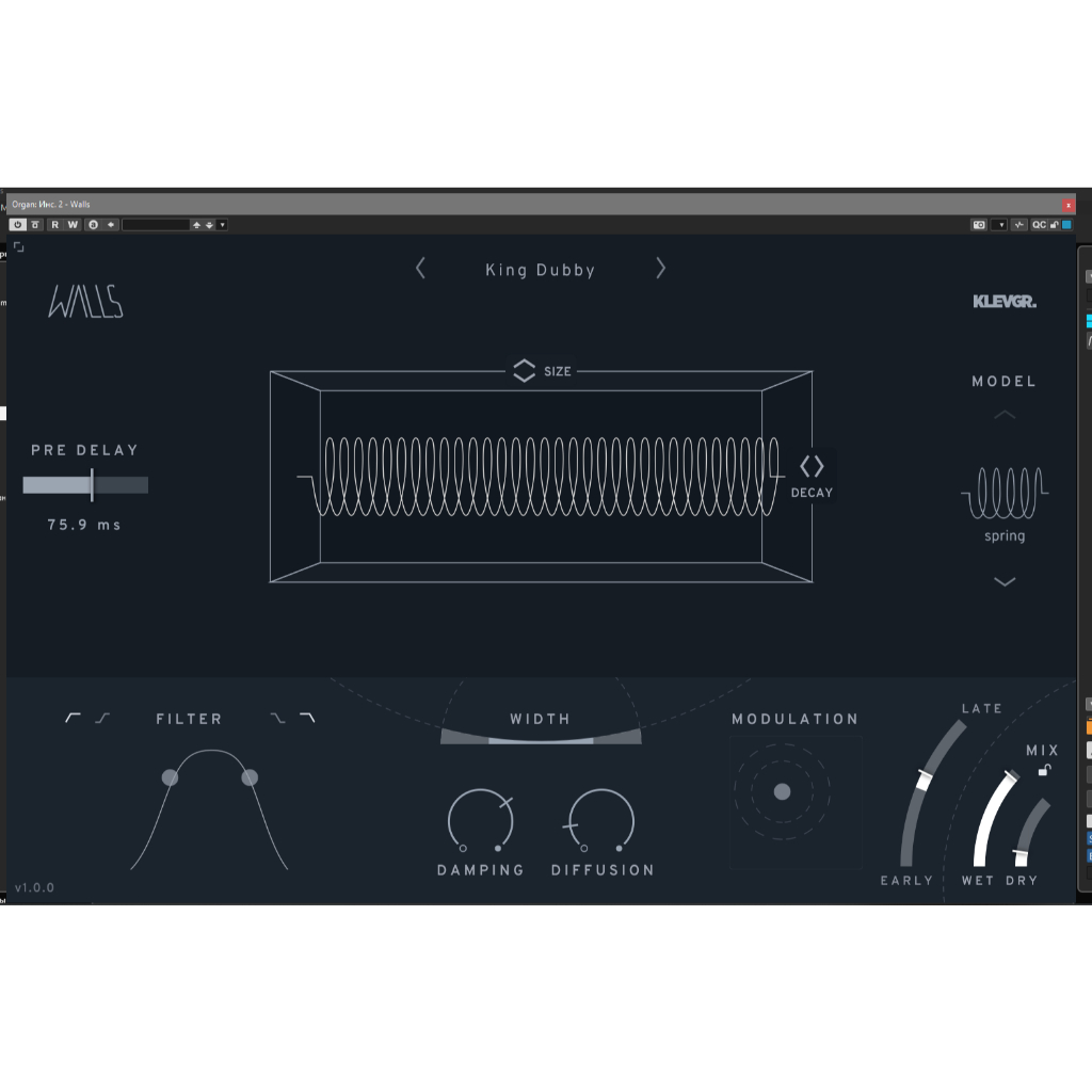 Jual Klevgrand - Walls - vst plugin Ciptakan Ruang Suara yang Unik ...