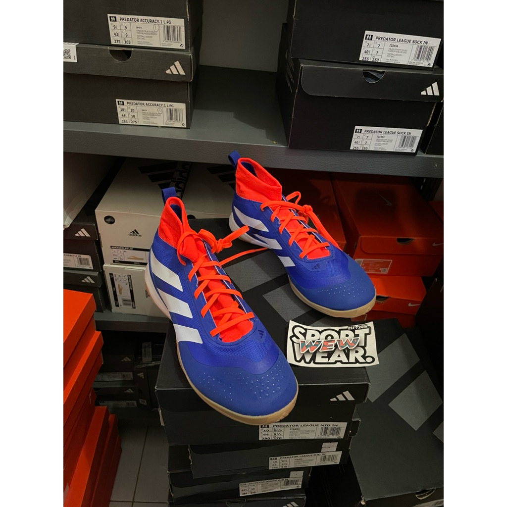 Jual Sepatu Futsal Adidas Predator 24 League MID IN Blue BNIB IF6401 ...