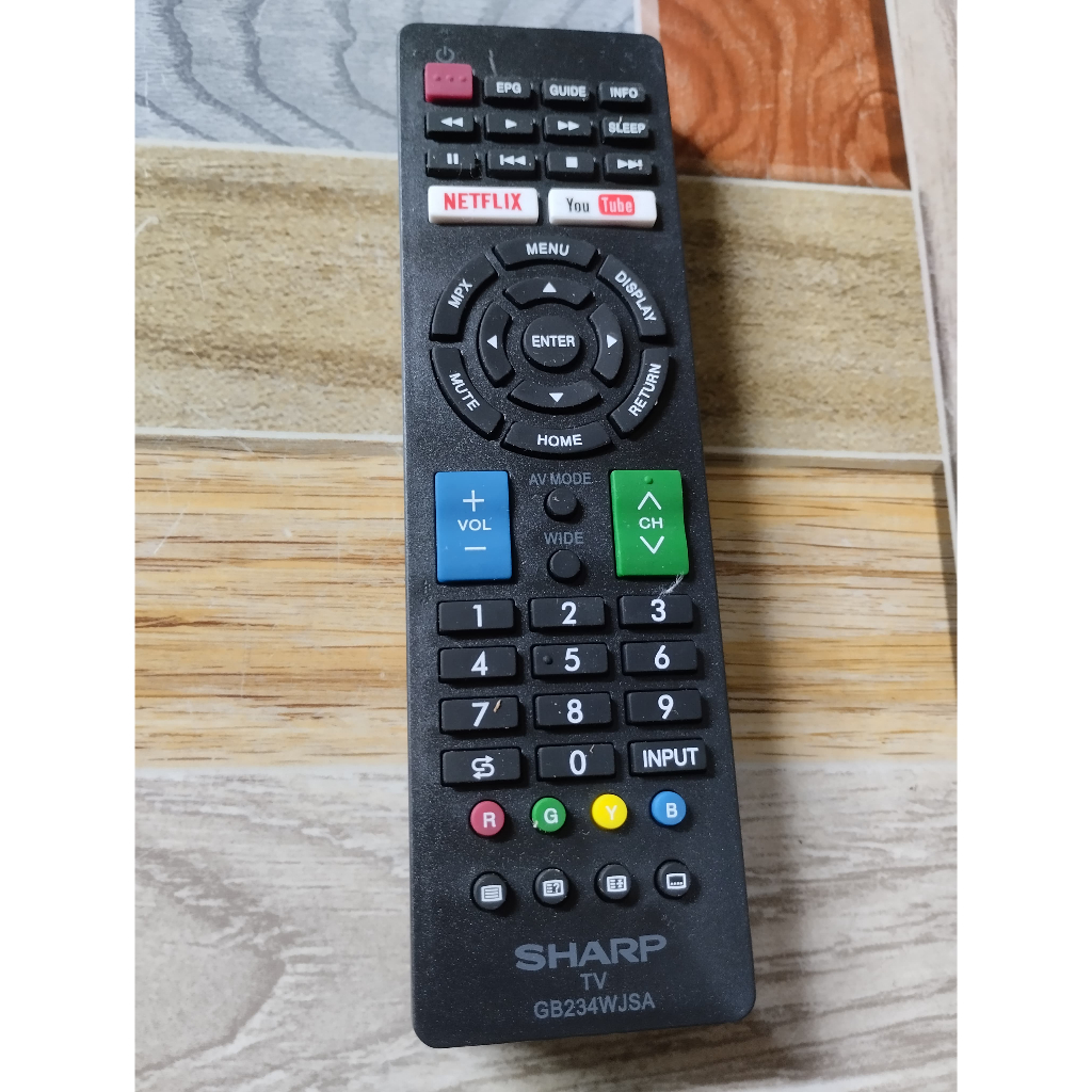 Jual RK REMOTE TV SHARP LED LCD REMOT TV EASY SMART SHARP LED AQUOS ...