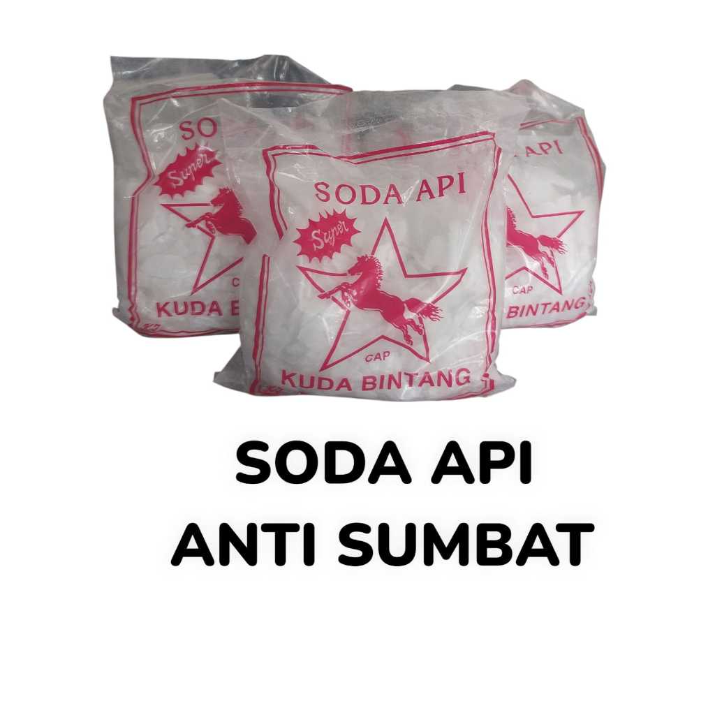 Jual Soda Api Cap Kuda Bintang / Obat Anti Sumbat 1/2KG Soda Api ...