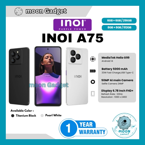 Jual HP INOI A75 8/512GB & A75 6/256GB (GARANSI RESMI INOI) | Shopee ...