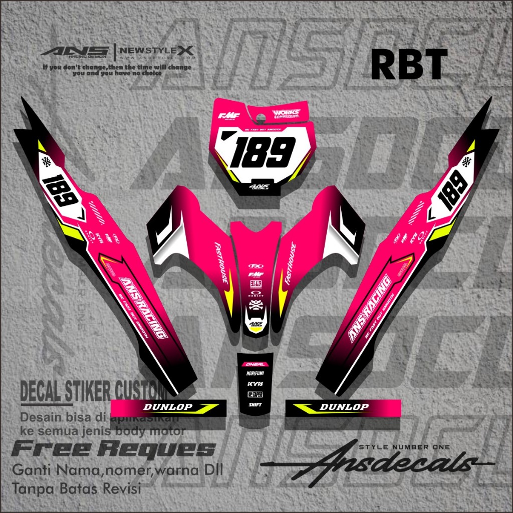 Jual DECAL RBT BODY JUPITER YAMAHA VEGA NEW FULL BODY DEKAL STICKER ...