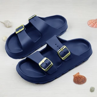 Sandal Pria Terbaru 2025 gaya Korea EVA  Sandal Pria Keren untuk Santai di Rumah atau Berjalan-jalan