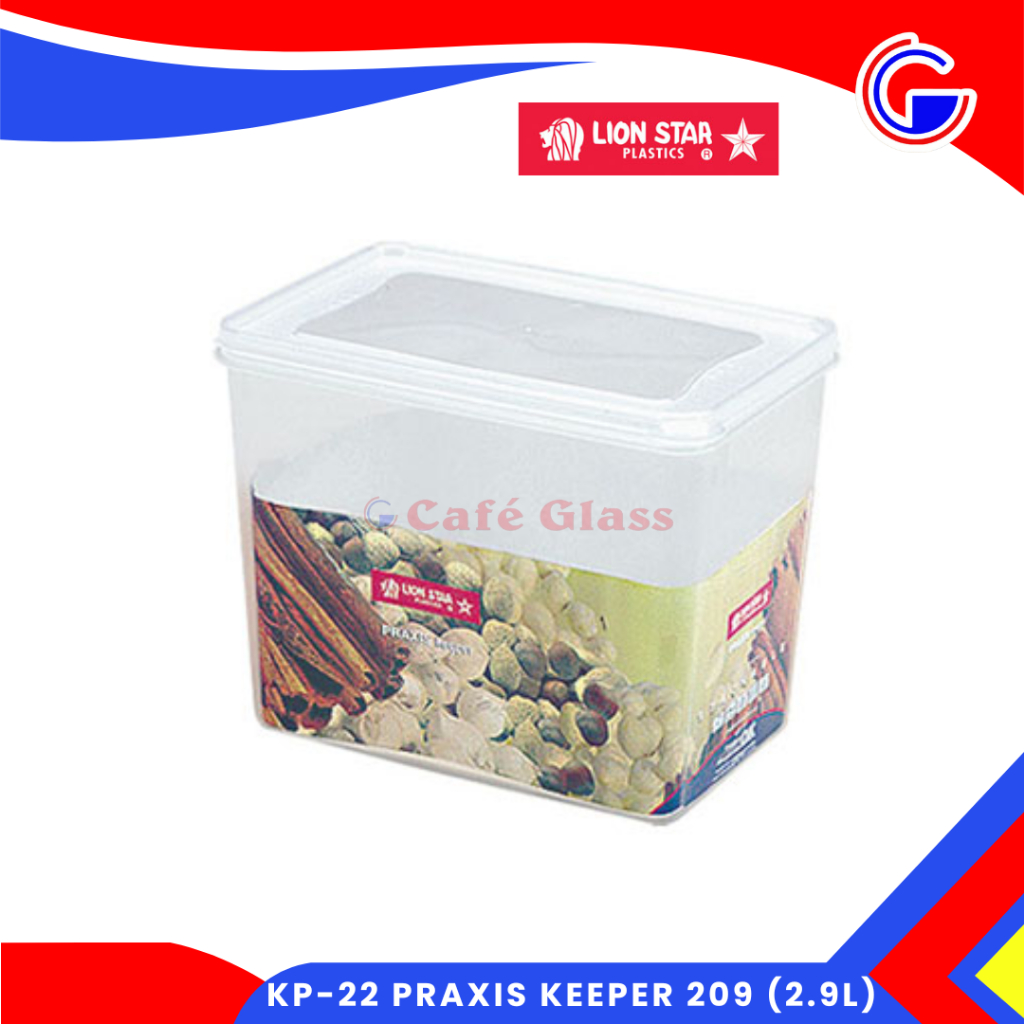 Toples Fresh Sealware 2.9L Lion Star KP22 - Kotak Makan Bening Kedap Udara