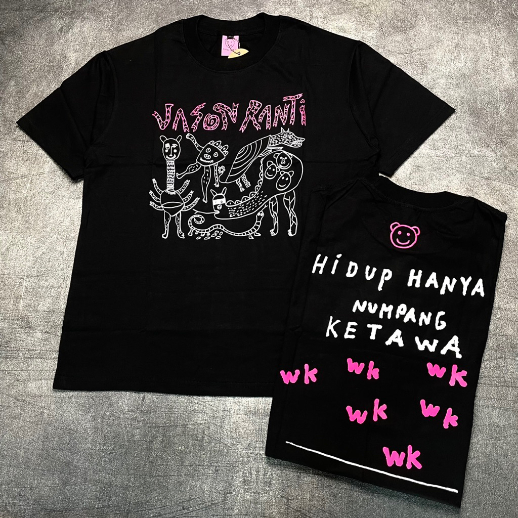 Jual Tshirt JASON RANTI - HIDUP HANYA NUMPANG KETAWA Official ...