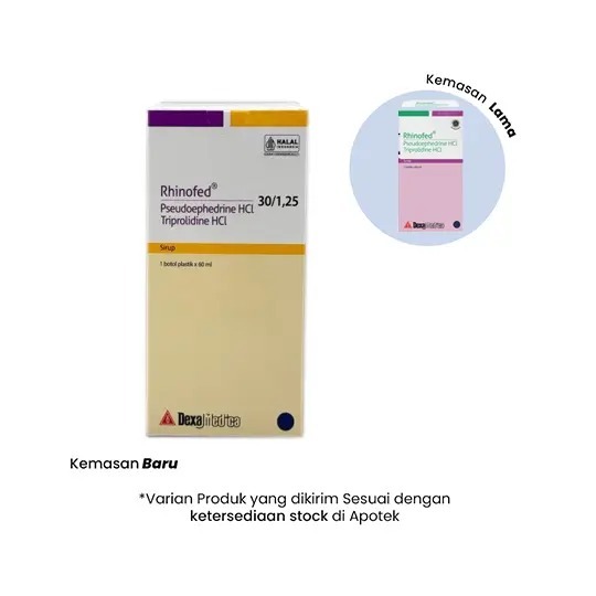 Jual RHINOFED SIRUP UNTUK PILEK DAN ALERGI 60 ML | Shopee Indonesia