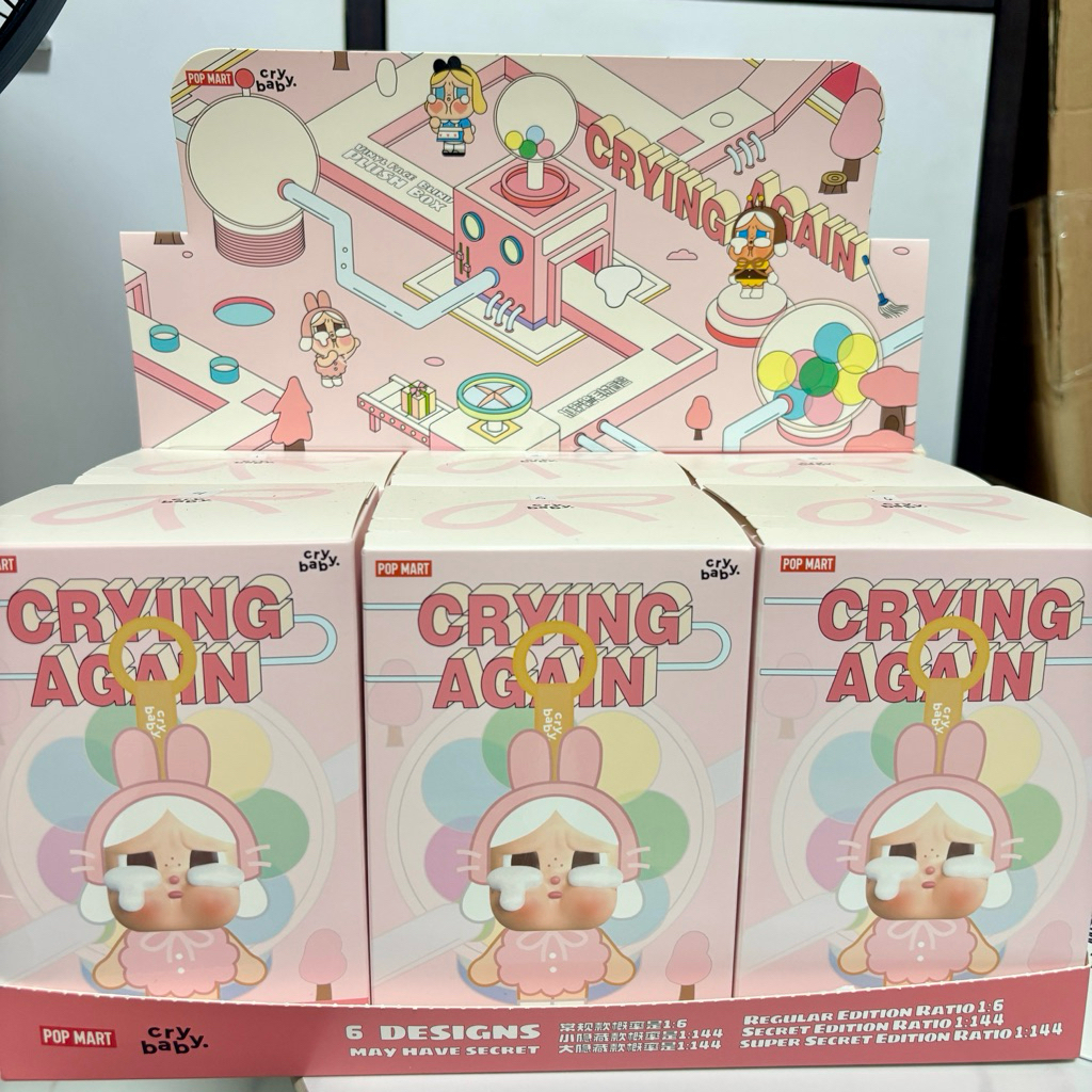 Jual POPMART Crybaby Crying Again BlindBox ORIGINAL 100% | Shopee Indonesia