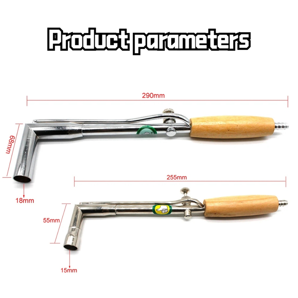 Jual 1pc Solder Lebur Emas Stainless steel Dgn Gagang Kayu Pelindung ...