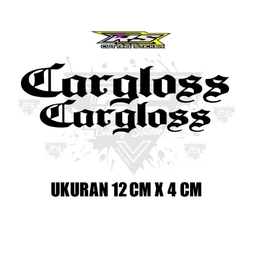 Jual sticker helm Cargloss sticker cutting CARGLOSS | Shopee Indonesia