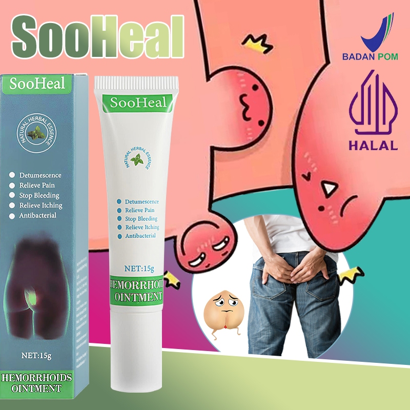 SooHeal obat wasir 15g salep ambeien paling ampuh