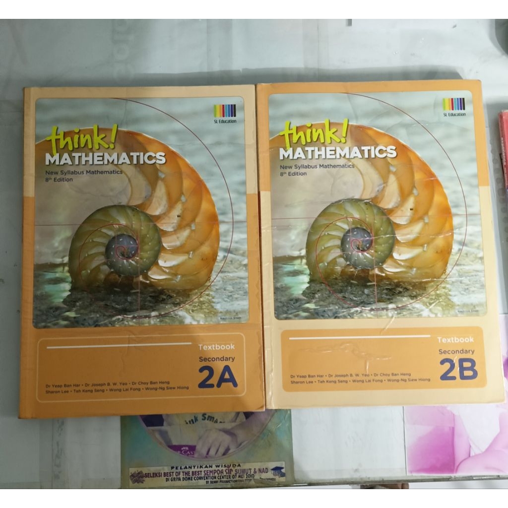 Jual Buku Think Mathematics Texbook Secondary 2A 2B New Syllabus 8th ...