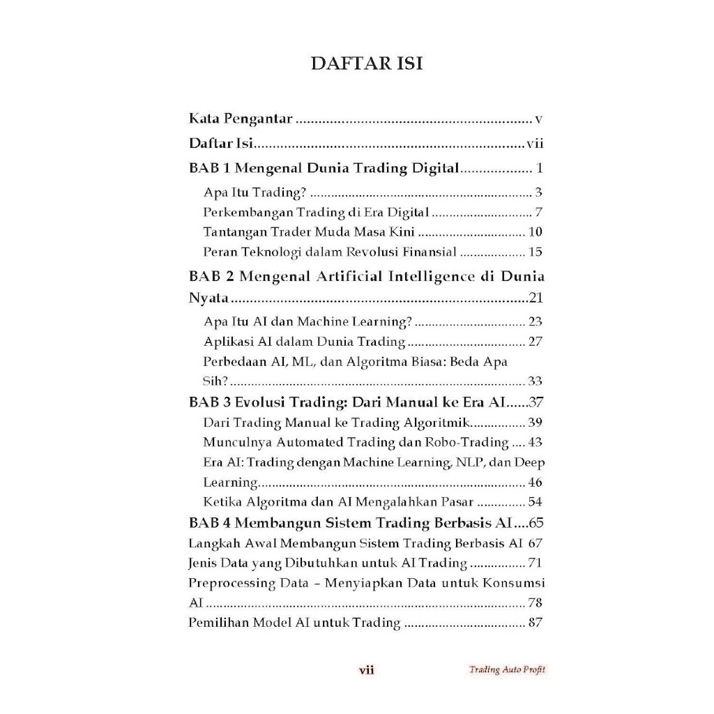 Jual Buku Trading Auto Profit (Strategi Trading Profit Maksimal ...