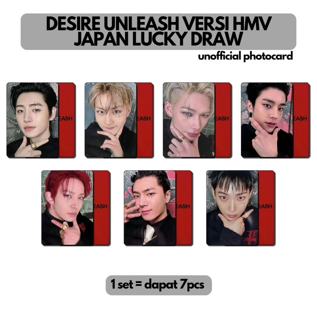 Jual [UNOFFICAL SET] ENHYPEN DESIRE UNLEASH PHOTOCARD | Shopee