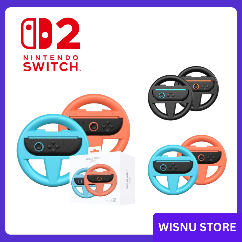 Jual JYS-NS2261 Racing wheel Steering Wheel 2 Set Stir for Nintendo ...