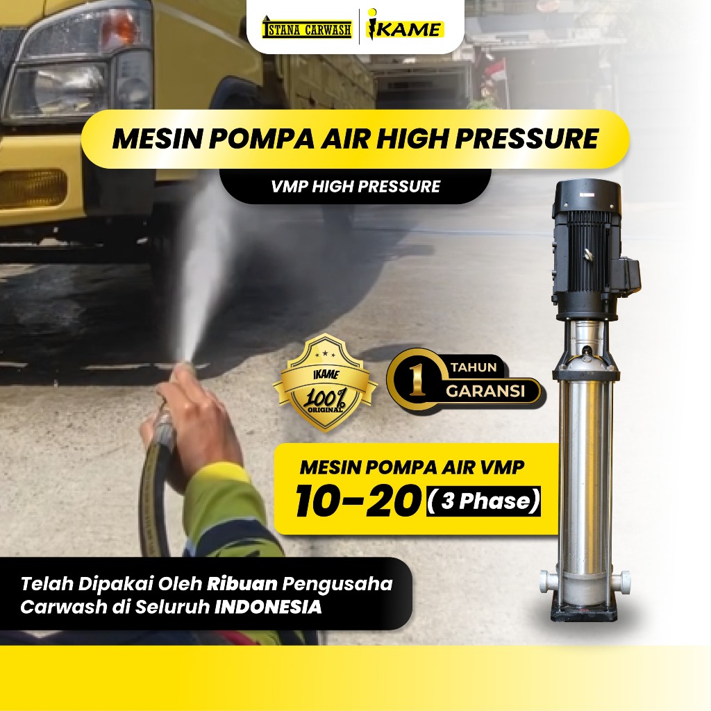Jual Pompa Jet Steam VMP IKAME 10-20 3 Phase - Vertical Multistage Pump ...