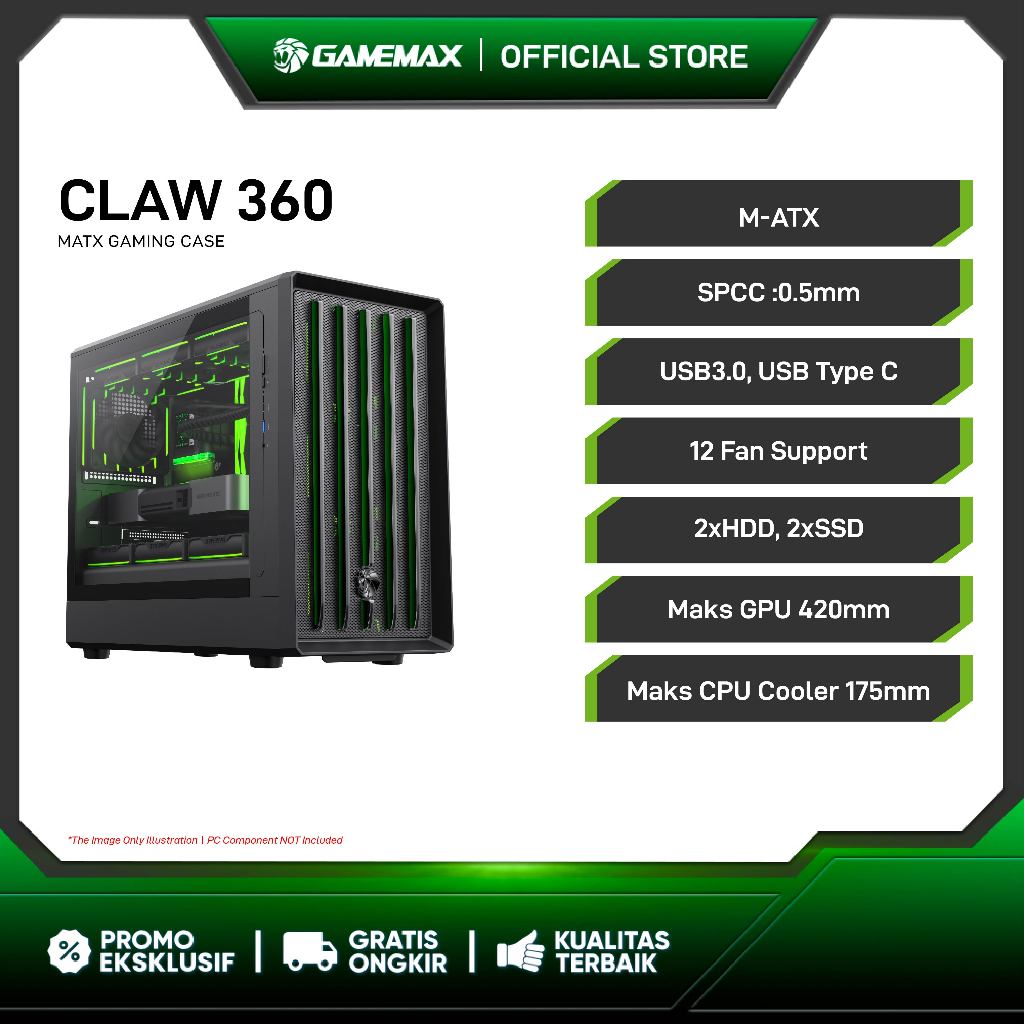 Jual Casing PC Gamemax CLAW 360 M-ATX | Shopee Indonesia
