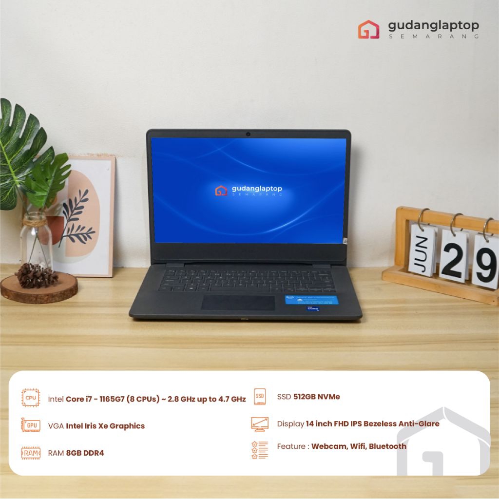 Jual DELL Vostro 3400 INTEL Core i7 - 1165G7 8/512 Intel Iris Xe ...