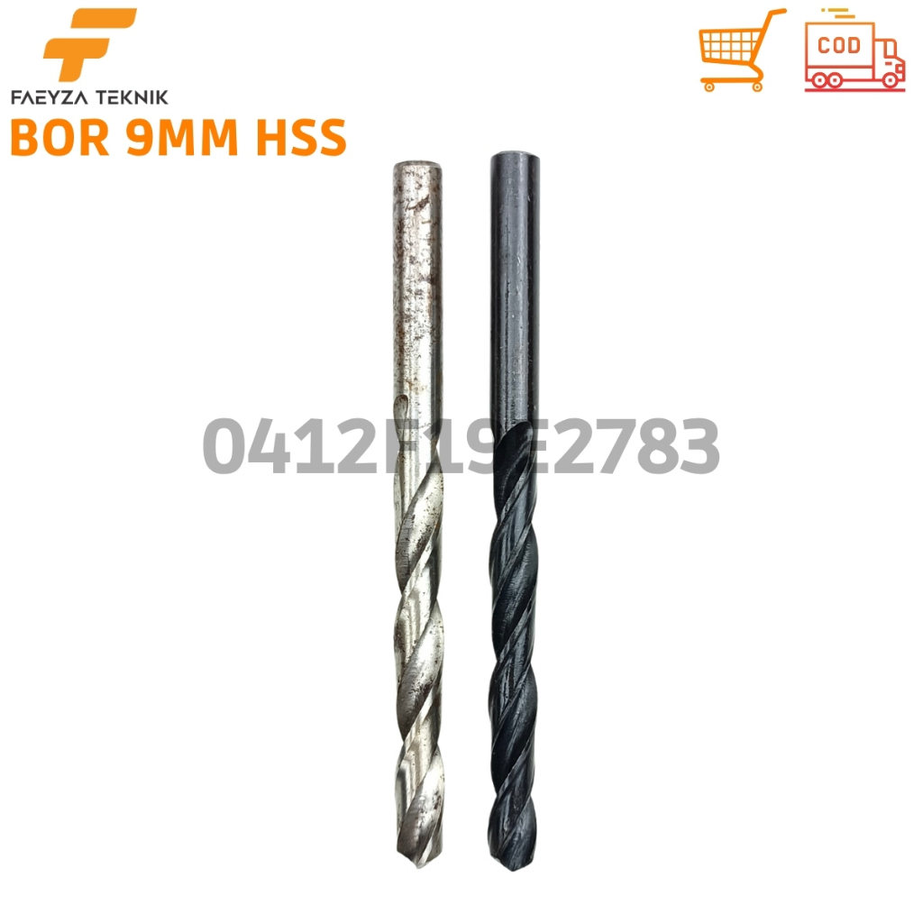Jual 1748 Mata Bor Besi Bor 9mm HSS Bukan Bor Carbide Nachi YG Guehring ...
