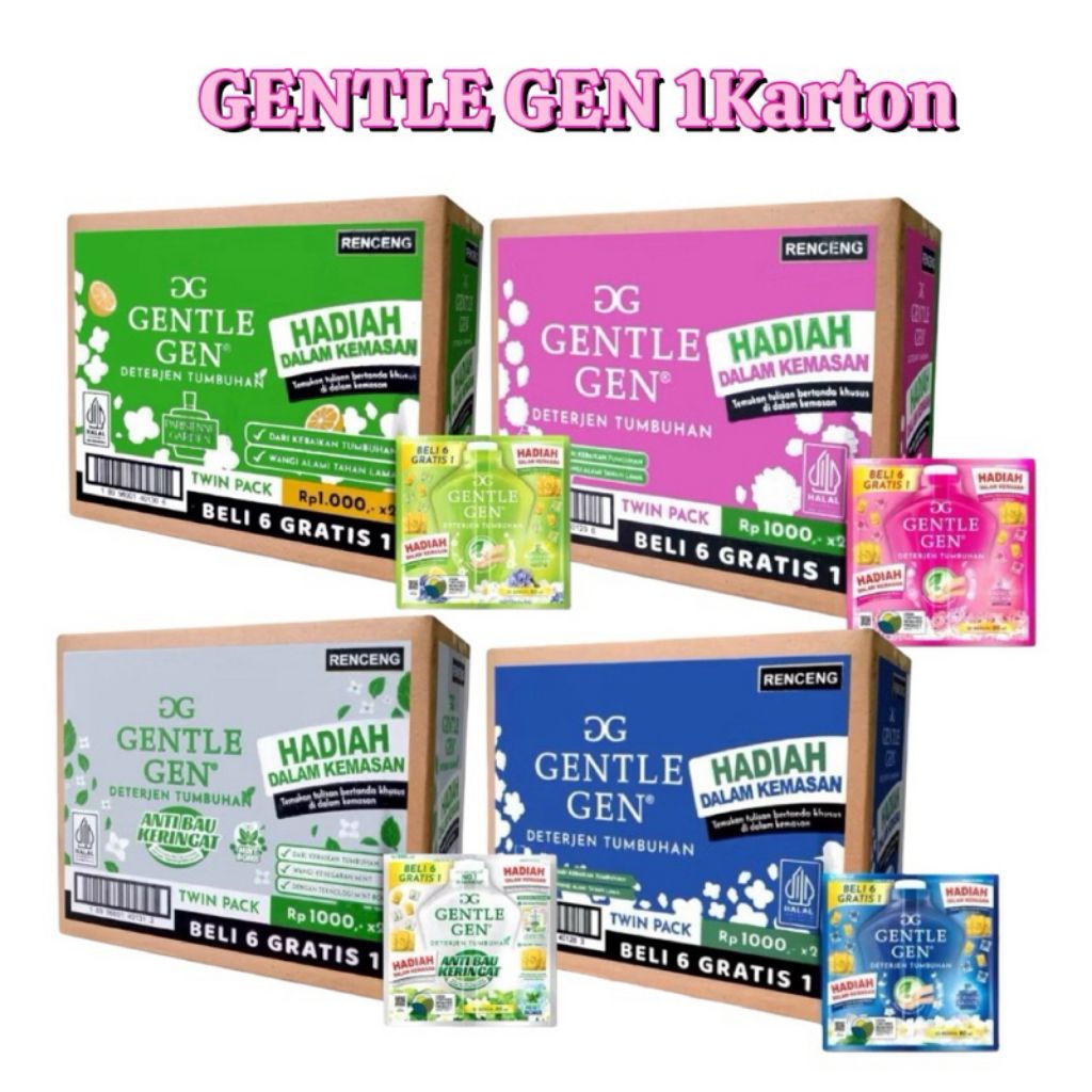 Jual Gentelgen Renceng 1 dus isi 10 Renceng 140 Sachet | Shopee Indonesia