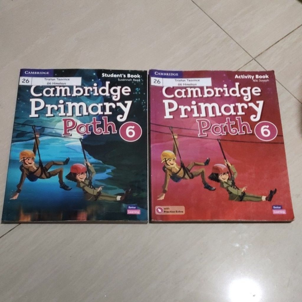 Jual 2 BUKU ORI BUKU CAMBRIDGE PRIMARY PATH STUDENTS BOOK & WORKBOOK 6 ...