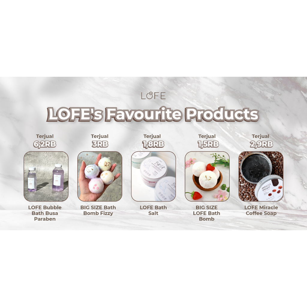 Jual LOFE Bubble Bath POWDER | 50gr & 100gr l Extract Bubble BathLebih ...