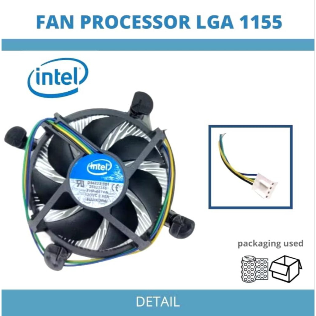 Jual Fan Processor Intel 1155 Original Support Socket LGA Delta 0.6A ...