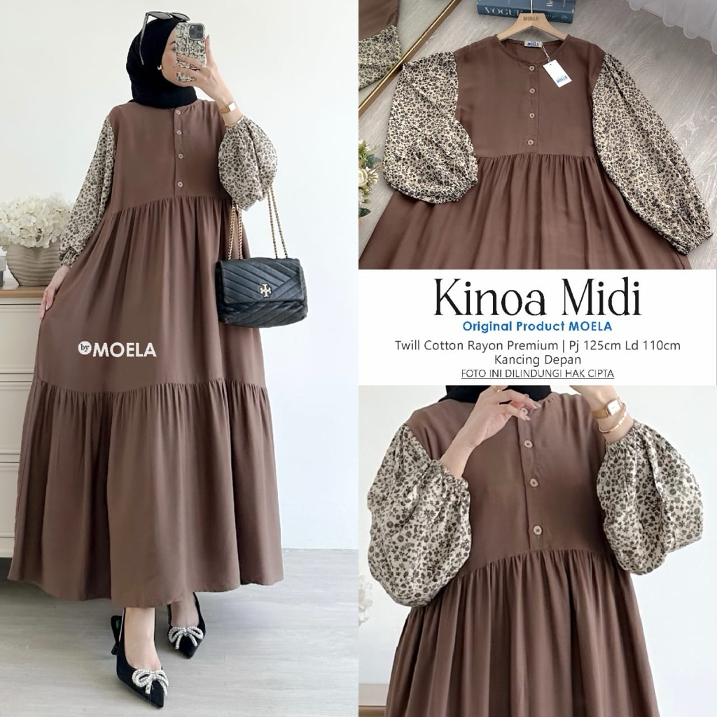 Jual Midi/dress kombinasi Doima Humna Kinoa Sisar Yauvi Karla Fanla ...